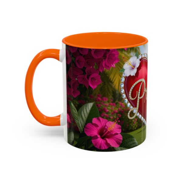 Our "Praise" 'Solid Red Heart' Inspirational Design Accent Coffee Mug, Perfect for Wedding Gifts, Love & Faith Decor, Philippians 4:8 - Image 43