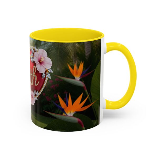 Our "Faith" 'Solid Red Heart' inspirational Design Accent Coffee Mug, Perfect for Wedding Gifts, Love & Faith Decor, Philippians 4:8 - Image 50