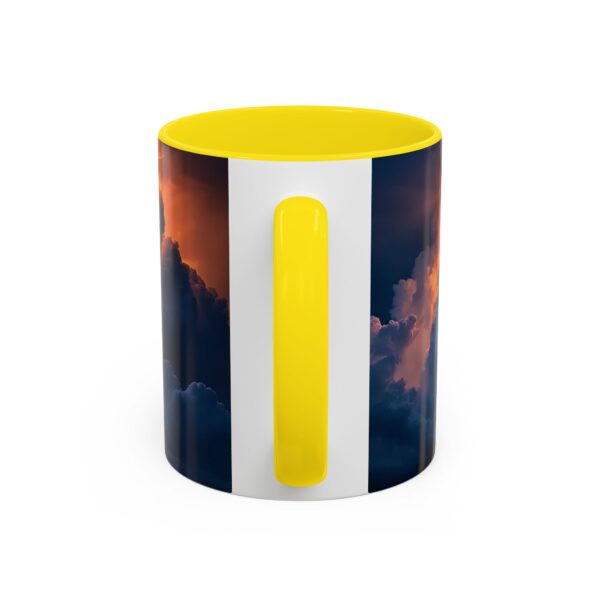 Our "Storm Light" design Accent Coffee Mug, Perfect for Wedding Gifts, Inspirational Decor, Beauty of God's Creation, Tea Cup, Ceramic - Image 52