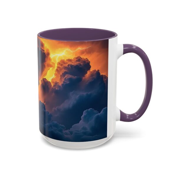 Our "Storm Light" design Accent Coffee Mug, Perfect for Wedding Gifts, Inspirational Decor, Beauty of God's Creation, Tea Cup, Ceramic - Image 58