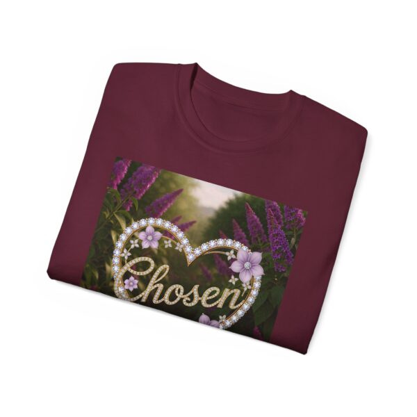 Our "Chosen" Inspirational 'Diamond Ring Heart Design Vintage Christian Faith Apparel Unisex Cotton T-Shirt Thoughtful Quote Philippians 4:8 - Image 16