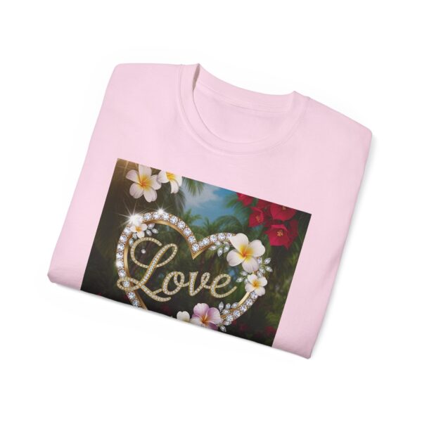 Our "Love" Inspirational 'Diamond Ring Heart' Design Vintage Christian Faith Apparel Unisex Cotton T-Shirt Thoughtful Quote, Philippians 4:8 - Image 52