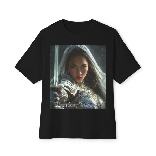 Our Inspirational "Warrior Princess" 'Diana' Biblical Christian Unisex Oversized Boxy Tshirt for Men and Women, Boxy Top, Unisex Tee Shirt - Image 8