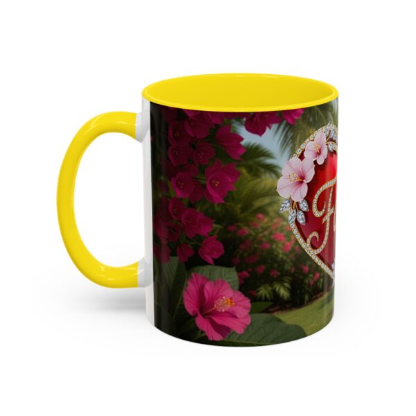 Our "Faith" 'Solid Red Heart' inspirational Design Accent Coffee Mug, Perfect for Wedding Gifts, Love & Faith Decor, Philippians 4:8 - Image 51