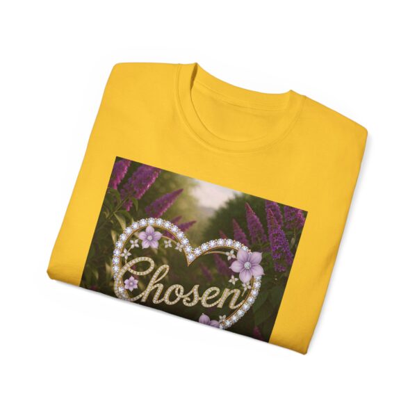 Our "Chosen" Inspirational 'Diamond Ring Heart Design Vintage Christian Faith Apparel Unisex Cotton T-Shirt Thoughtful Quote Philippians 4:8 - Image 24