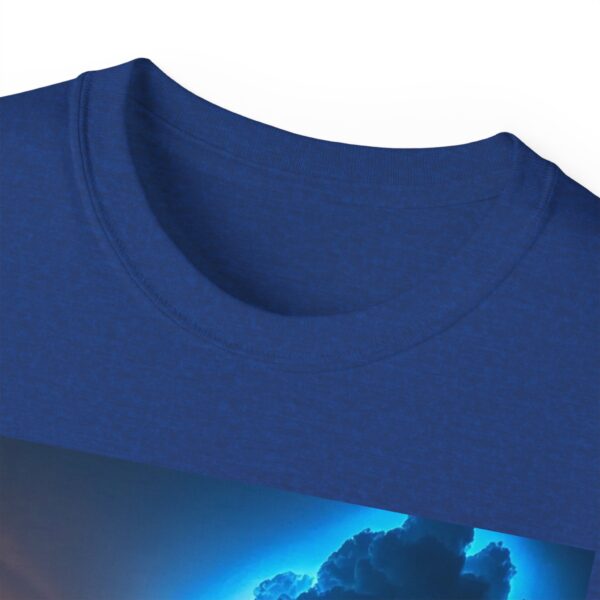 Our "Night Lights - Philippines" Inspirational Design Vintage Christian Faith Apparel Unisex Cotton T-Shirt God is Light Philippians 4:8 - Image 3