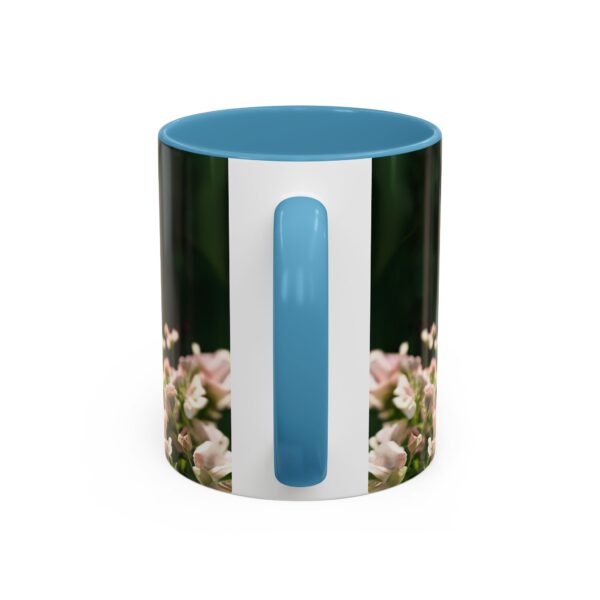 Our "Amen" Inspirational 'Elaborate Red Flowers Heart' design Accent Coffee Mug, Perfect for Wedding Gifts, Love & Faith Decor, Philippians 4:8 - Image 36