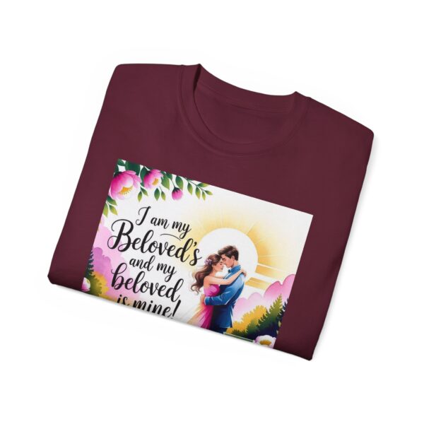 Our Inspirational "I am my Beloved's" Unisex Cotton T-Shirt, Faith Spiritual Apparel, Love Gift, Song of Solomon, Gospel Fashion - Image 20