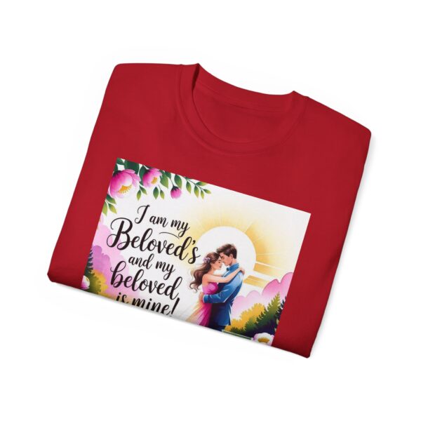 Our Inspirational "I am my Beloved's" Unisex Cotton T-Shirt, Faith Spiritual Apparel, Love Gift, Song of Solomon, Gospel Fashion - Image 60