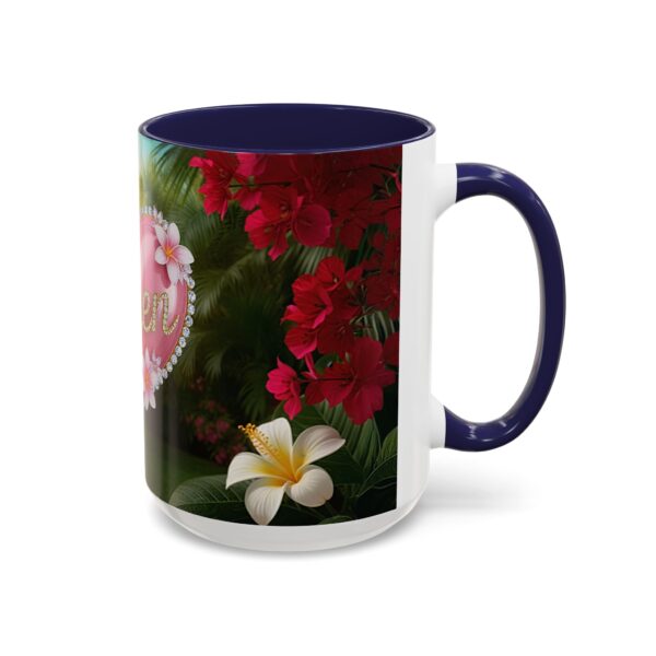 Our "Amen" Inspirational 'Solid Pink Heart' design Accent Coffee Mug, Perfect for Wedding Gifts, Love & Faith Decor, Philippians 4:8 - Image 22