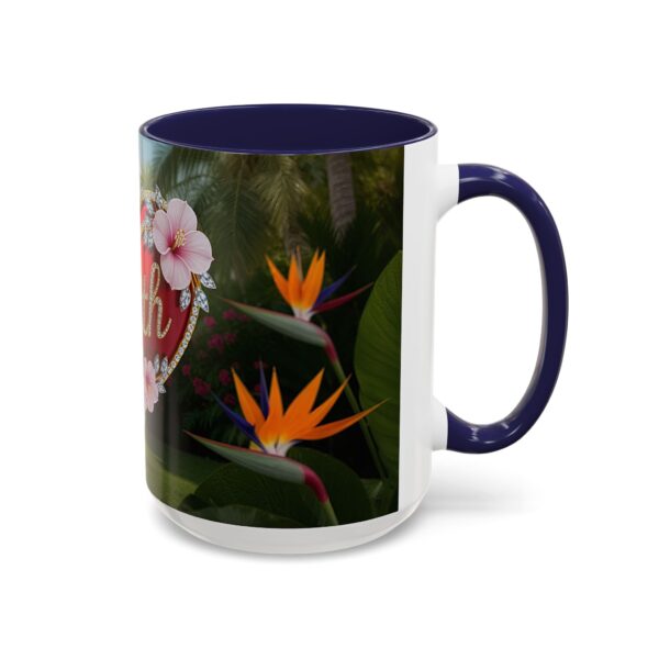 Our "Faith" 'Solid Red Heart' inspirational Design Accent Coffee Mug, Perfect for Wedding Gifts, Love & Faith Decor, Philippians 4:8 - Image 22