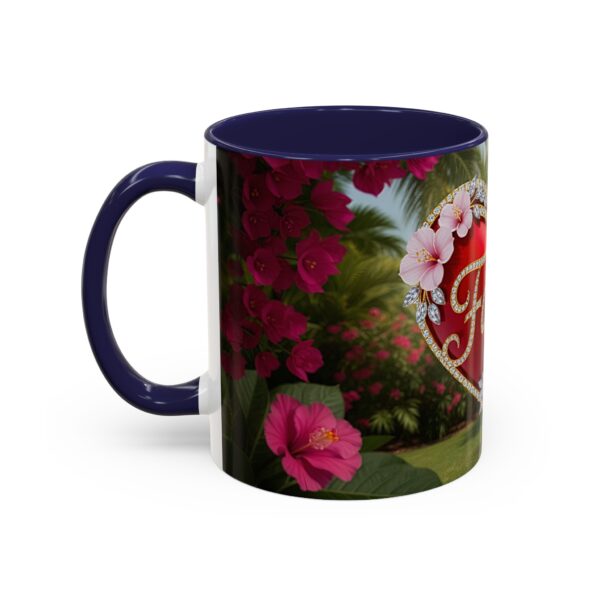 Our "Faith" 'Solid Red Heart' inspirational Design Accent Coffee Mug, Perfect for Wedding Gifts, Love & Faith Decor, Philippians 4:8 - Image 7