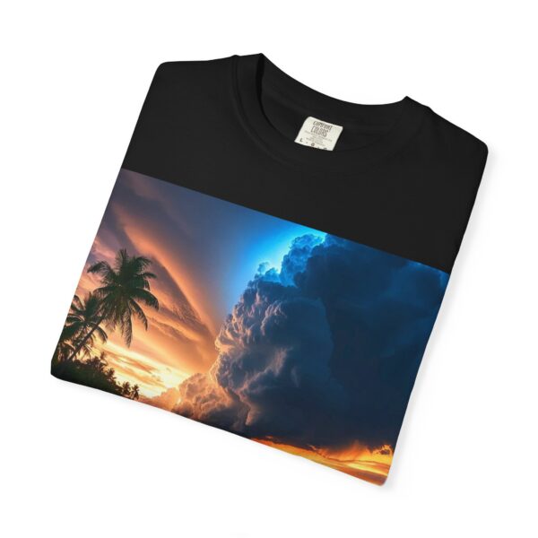 Garment-Dyed Unisex T-Shirt, with our "Night Lights - Philippines" design! Summer Casual Wear, Relaxed Style Inspirational Tropical Beach - Image 41