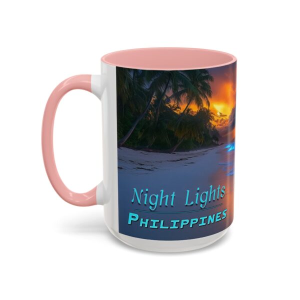 Our "Night Lights-Philippines" design Accent Coffee Mug, Perfect for Wedding Gifts, Inspirational Decor Beauty of God's Creation Tea Ceramic - Image 27