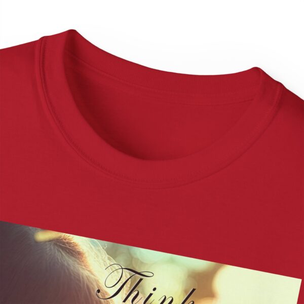 Inspirational 'Kitten Kisses' "Think on these things" Vintage Christian Faith Apparel Unisex Cotton T-Shirt, Pet Lover Cute Thoughtful Quote - Image 59