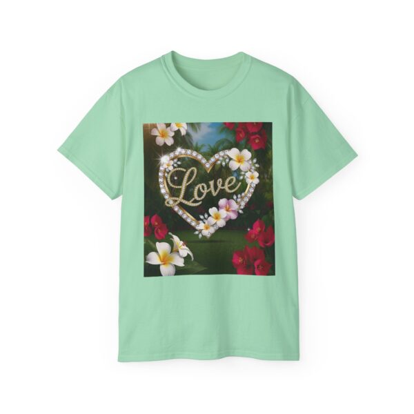 Our "Love" Inspirational 'Diamond Ring Heart' Design Vintage Christian Faith Apparel Unisex Cotton T-Shirt Thoughtful Quote, Philippians 4:8 - Image 25