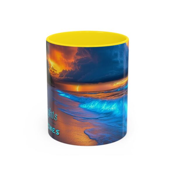Our "Night Lights-Philippines" design Accent Coffee Mug, Perfect for Wedding Gifts, Inspirational Decor Beauty of God's Creation Tea Ceramic - Image 49