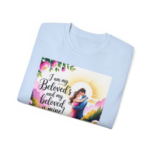 Our Inspirational "I am my Beloved's" Unisex Cotton T-Shirt, Faith Spiritual Apparel, Love Gift, Song of Solomon, Gospel Fashion - Image 36