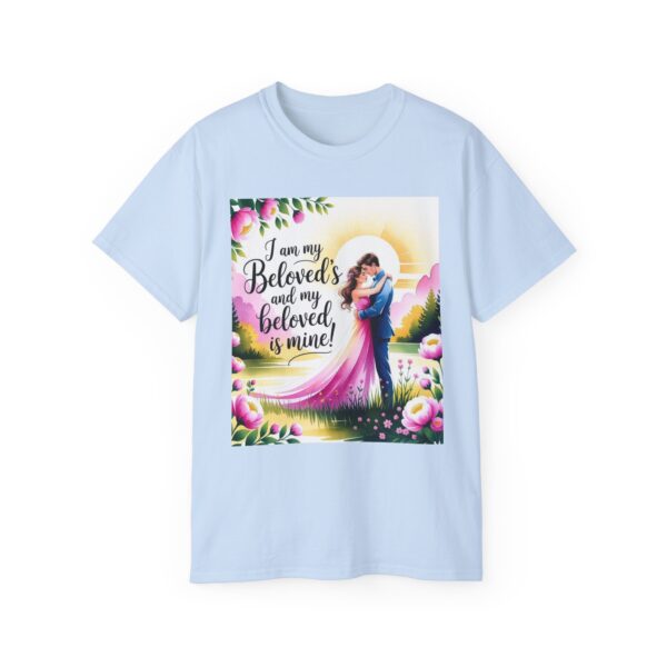 Our Inspirational "I am my Beloved's" Unisex Cotton T-Shirt, Faith Spiritual Apparel, Love Gift, Song of Solomon, Gospel Fashion - Image 33