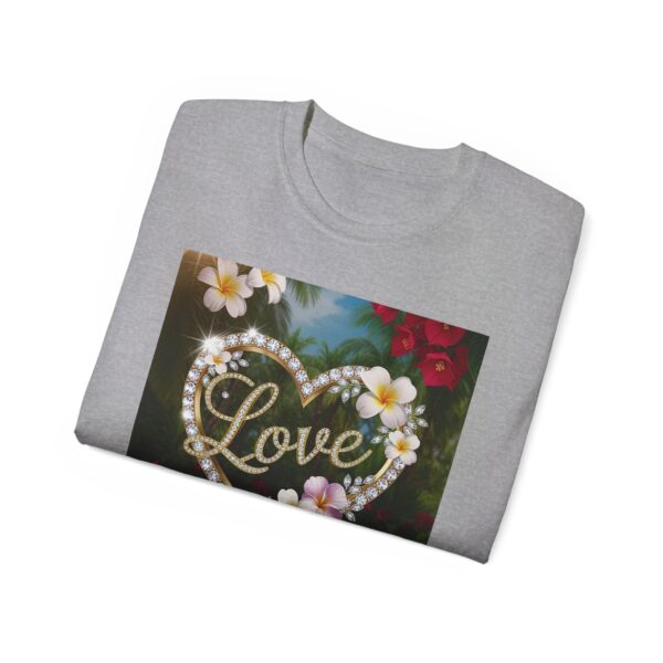 Our "Love" Inspirational 'Diamond Ring Heart' Design Vintage Christian Faith Apparel Unisex Cotton T-Shirt Thoughtful Quote, Philippians 4:8 - Image 8