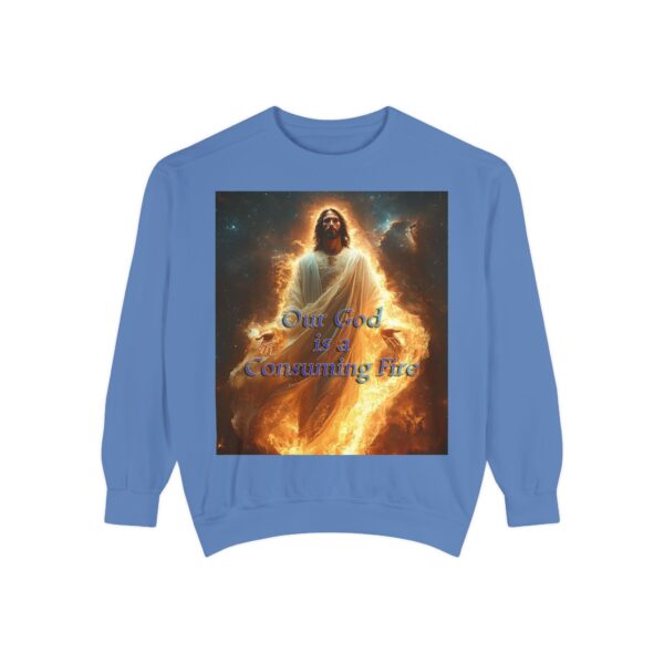 Sweatshirt Unisex Inspirational-Our Majestic "Our God is a Consuming Fire" Design - Faith Apparel, Unisex Top, Religious Gift, Comfort Wear, Church Event Style - Image 28