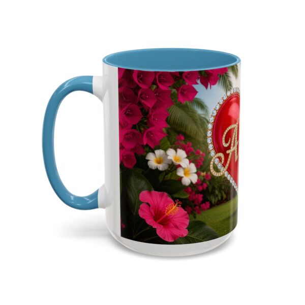 Our "Amen" Inspirational 'Solid Red Heart' Design Accent Coffee Mug, Perfect for Wedding Gifts, Love & Faith Decor, Philippians 4:8 - Image 39