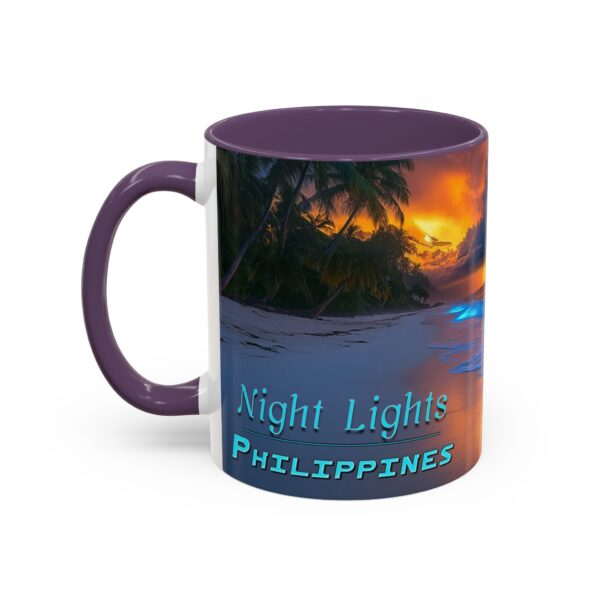 Our "Night Lights-Philippines" design Accent Coffee Mug, Perfect for Wedding Gifts, Inspirational Decor Beauty of God's Creation Tea Ceramic - Image 47