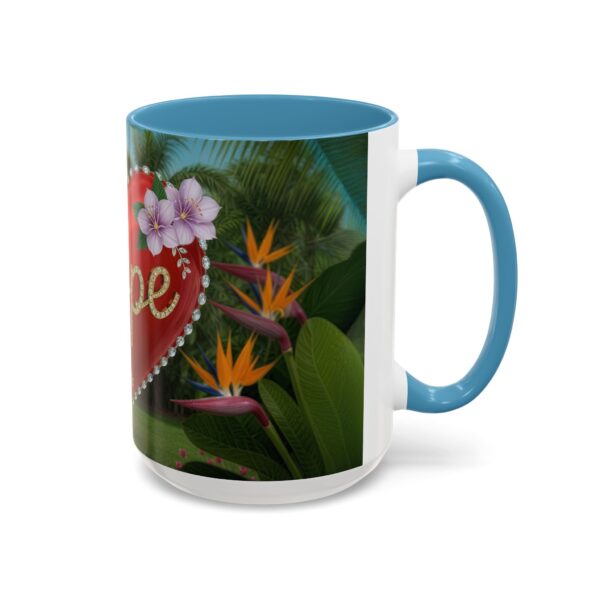 Our "Hope" 'Solid Red Heart' Inspirational design! Accent Coffee Mug, Perfect for Wedding Gifts, Love Confessions, Inspirational Floral Decor Philippians 4:8 - Image 38