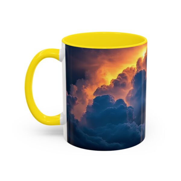 Our "Storm Light" design Accent Coffee Mug, Perfect for Wedding Gifts, Inspirational Decor, Beauty of God's Creation, Tea Cup, Ceramic - Image 51