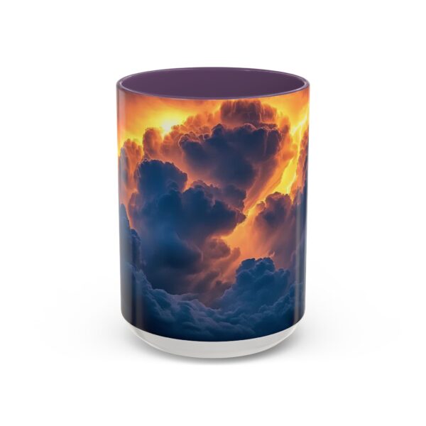 Our "Storm Light" design Accent Coffee Mug, Perfect for Wedding Gifts, Inspirational Decor, Beauty of God's Creation, Tea Cup, Ceramic - Image 57