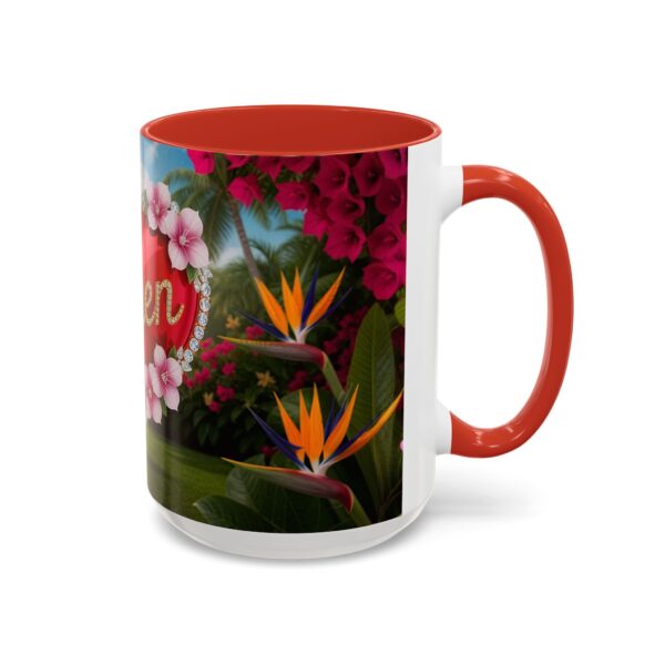 Our "Amen" Inspirational 'Solid Red Heart' Design Accent Coffee Mug, Perfect for Wedding Gifts, Love & Faith Decor, Philippians 4:8 - Image 30