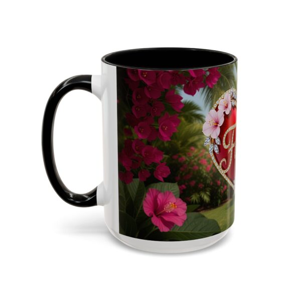 Our "Faith" 'Solid Red Heart' inspirational Design Accent Coffee Mug, Perfect for Wedding Gifts, Love & Faith Decor, Philippians 4:8 - Image 19
