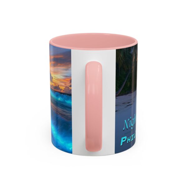 Our "Night Lights-Philippines" design Accent Coffee Mug, Perfect for Wedding Gifts, Inspirational Decor Beauty of God's Creation Tea Ceramic - Image 12