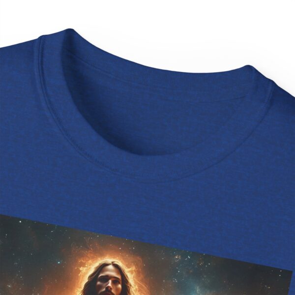 Our majestic "Our God is a Consuming Fire" Inspirational Christian Unisex Cotton T-Shirt, Faith Spiritual Apparel, Gift for Christians - Image 39