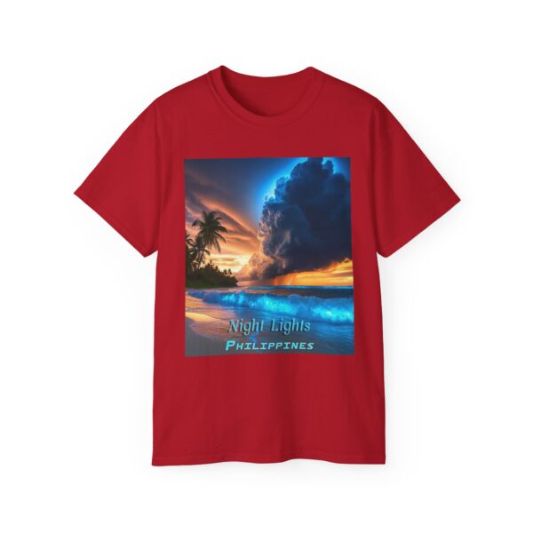 Our "Night Lights - Philippines" Inspirational Design Vintage Christian Faith Apparel Unisex Cotton T-Shirt God is Light Philippians 4:8 - Image 57