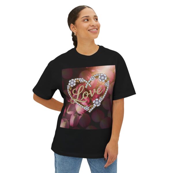 Our "LOVE" Biblical 'Petals' Unisex Tee, Inspirational, Christian Tshirt, Oversized Shirt, Boxy Top! - Image 11