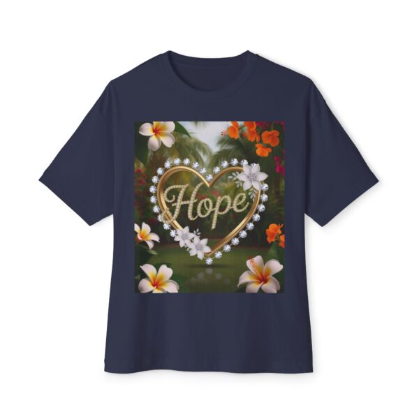 Our "HOPE" Inspirational Bible 'Garden Design' Christian Unisex Tee, Oversized Shirt, Boxy Top, Spiritual Tshirt, Gift for Christians - Image 33