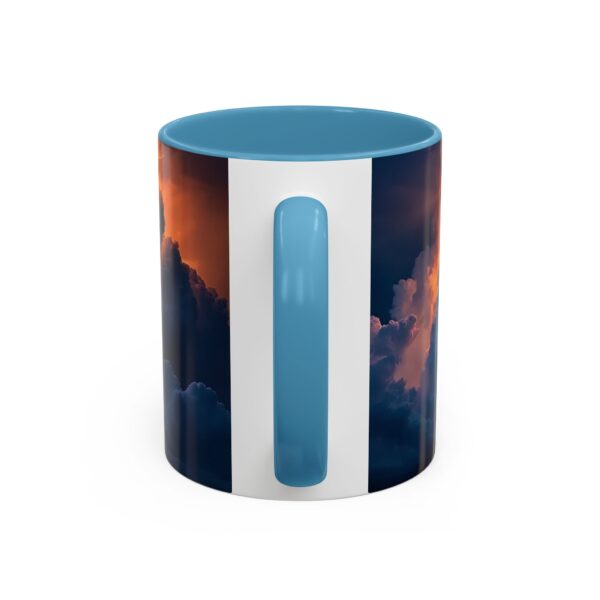Our "Storm Light" design Accent Coffee Mug, Perfect for Wedding Gifts, Inspirational Decor, Beauty of God's Creation, Tea Cup, Ceramic - Image 36