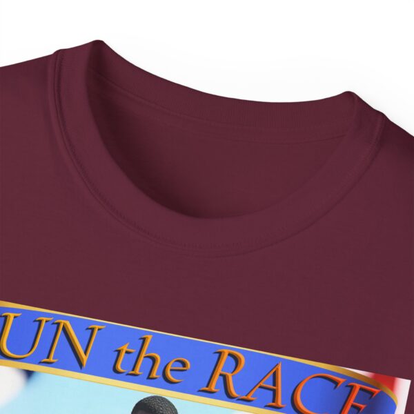 Our "RUN the RACE to WIN" Biblical, Inspirational Christian Unisex Cotton T-Shirt, Faith Spiritual Apparel, Love Gift - Image 19