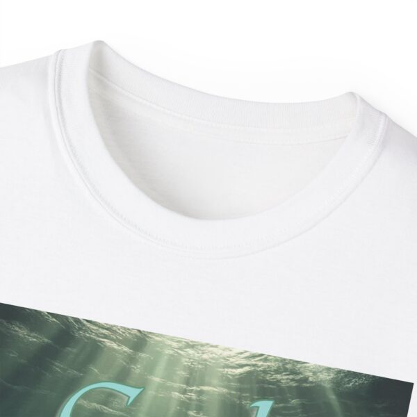 Our "God WILL Provide" design with a Fish with a Coin in its mouth Inspirational Christian Unisex Cotton T-Shirt, Faith Spiritual Apparel - Image 7