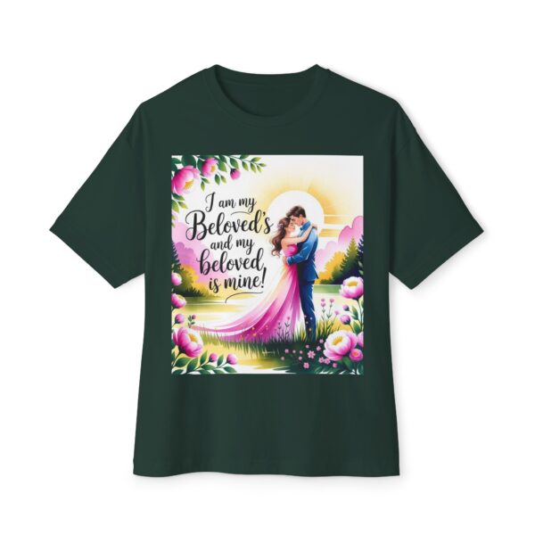 Our "I am my Beloved's" Biblical Unisex Tee Inspirational Christian Tshirt for Men and Women, Oversized Shirt, Boxy Top Tee Shirt - Image 25