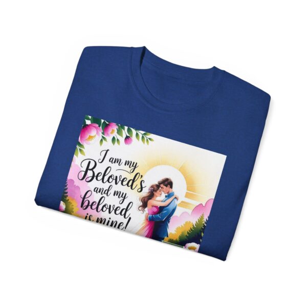 Our Inspirational "I am my Beloved's" Unisex Cotton T-Shirt, Faith Spiritual Apparel, Love Gift, Song of Solomon, Gospel Fashion - Image 40
