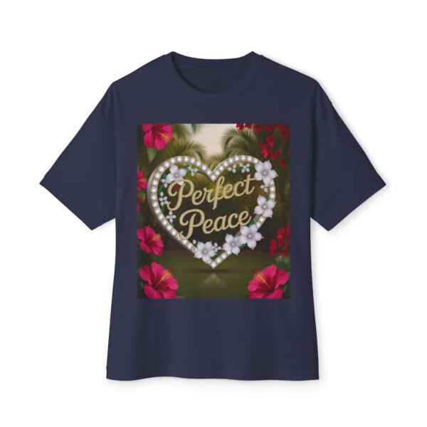 Our "PERFECT PEACE" Biblical 'Garden' Unisex Tee Inspirational Christian Tshirt for Men and Women, Oversized Shirt, Boxy Top Tee Shirt - Image 33