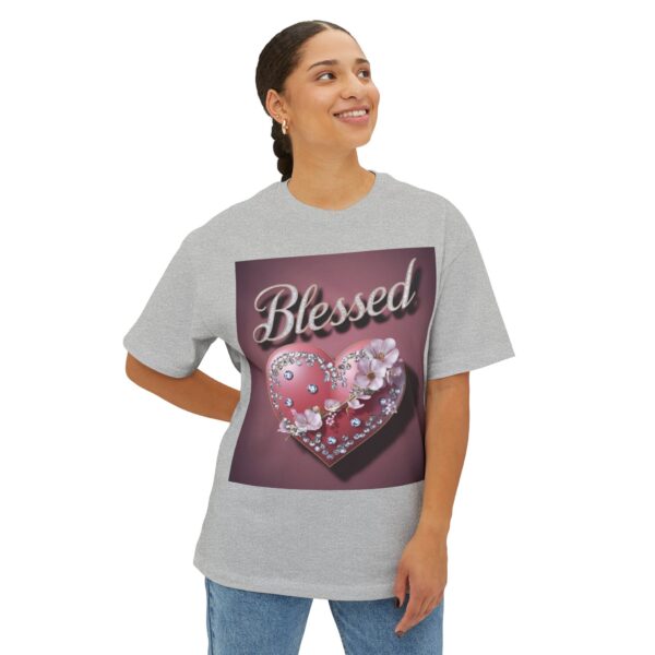 Our "BLESSED" Biblical Unisex Tee - Inspirational Christian Tshirt for Men and Women, Religious Oversized Shirt, Boxy Top, Unisex Tee Shirt, - Image 31