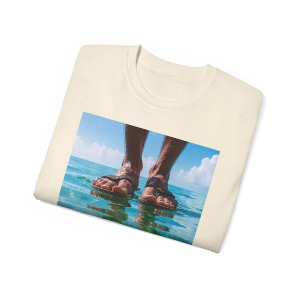 Our "TRUST" 'Walk on water' Inspirational Design Vintage Christian Faith Apparel Unisex Cotton T-Shirt Thoughtful Quote Trust in God - Image 24