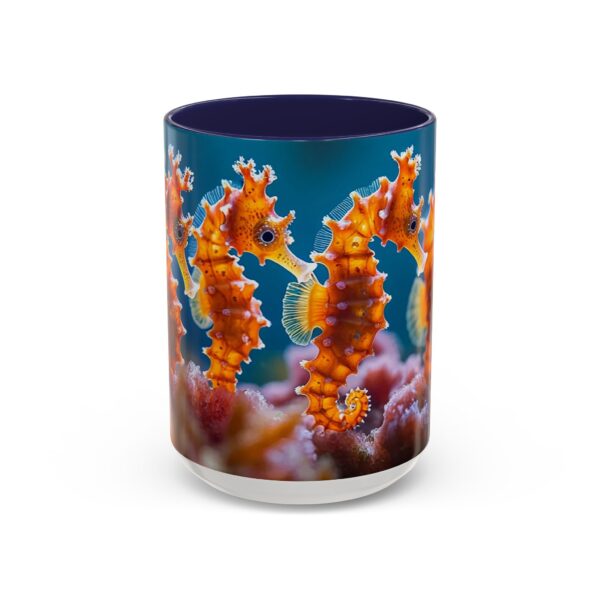 Our 'Seahorses' design Accent Coffee Mug, Perfect for Wedding Gifts, Inspirational Decor Beauty of God's Creation Tea Ceramic - Image 21