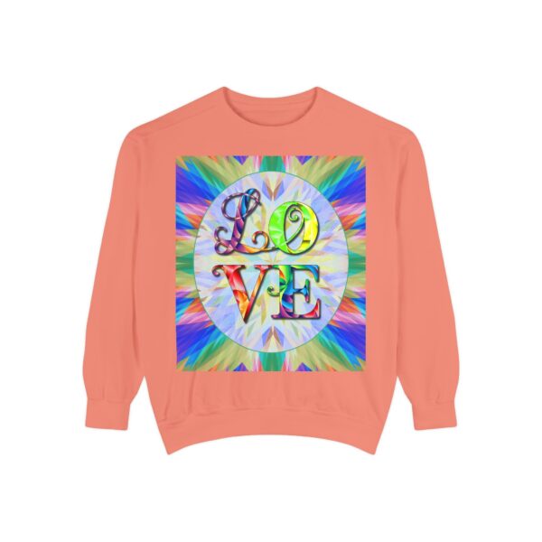 Sweatshirt Unisex with our inspirational  "Love" 'kaleidoscope' Design!! Faith Apparel Gospel Fashion Jumper, Pullover - Image 15