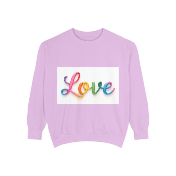 Sweatshirt Unisex with our inspirational  "Love" Design!! Faith Apparel Gospel Fashion Jumper, Pullover - Image 38