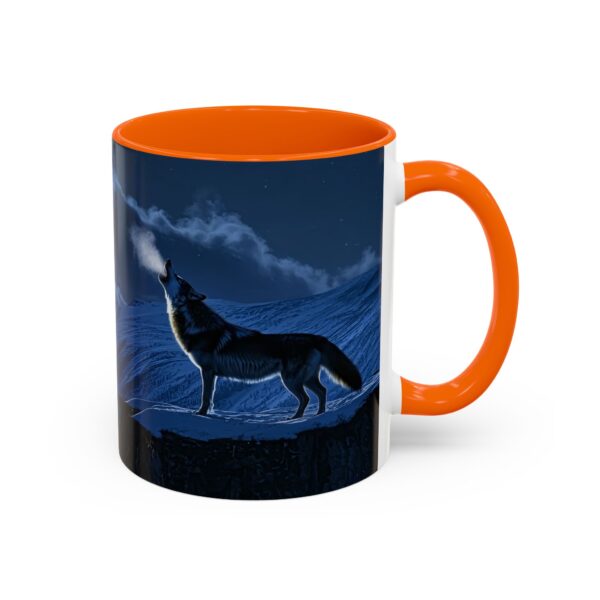 Our inspirational 'Wolf Moon' Ceramic Accent Coffee Mug Design is Perfect for Wedding Gifts, Inspirational Decor - Image 42
