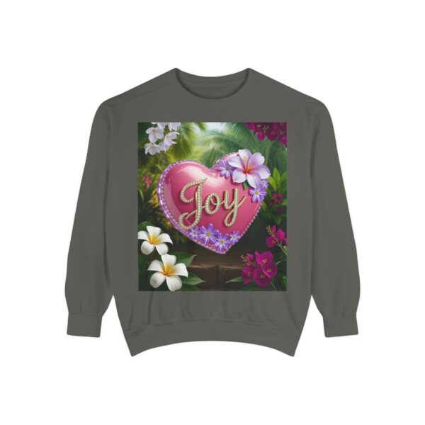 Sweatshirt Unisex with our Inspirational "Joy" 'Solid Pink Heart' Design! Faith Apparel Gospel Fashion Jumper, Pullover - Image 17